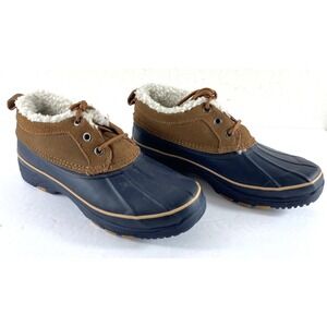 Bass Tamarack Steel Shank Leather & Rubber Sherpa Lined Lace Up Boots Womens 9